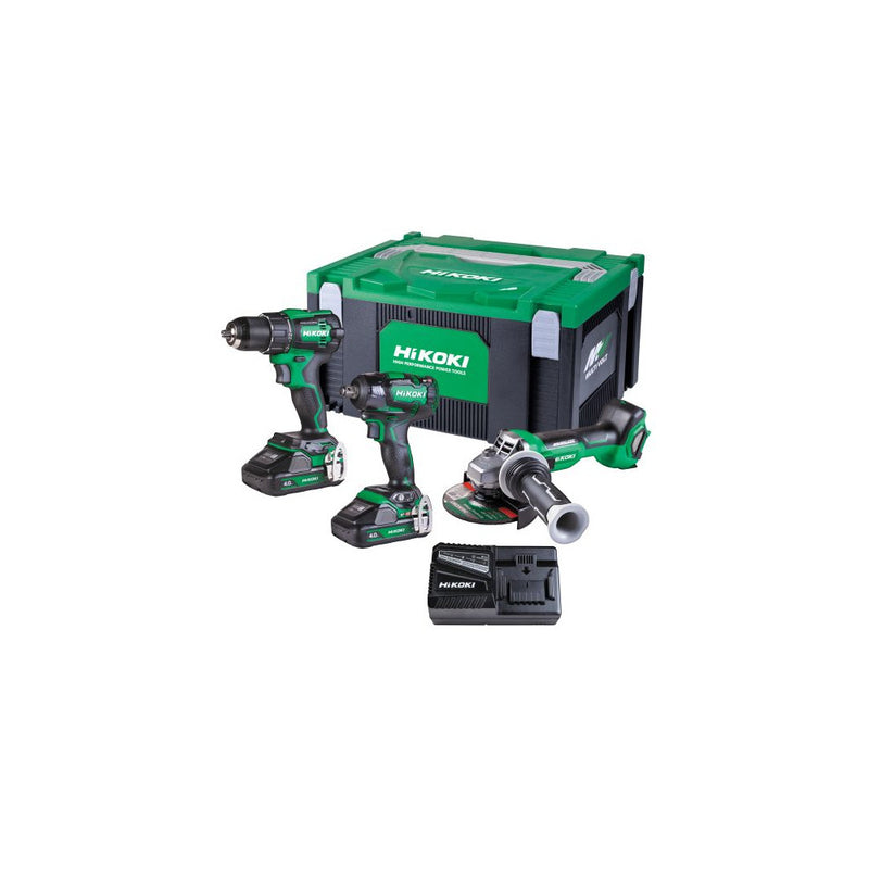 HiKOKI 18V Brushless 3-Tool Kit - KC183DA(GRZ)