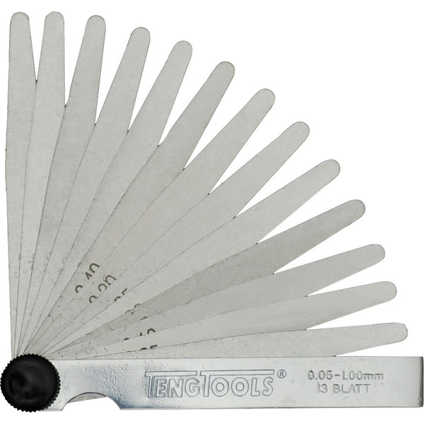 Teng 13 Blade Feeler Gauge 0.05-1.00 x 100mm