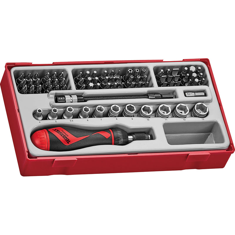 Teng 84Pc Md Bits & Socket Set - Tc-Tray