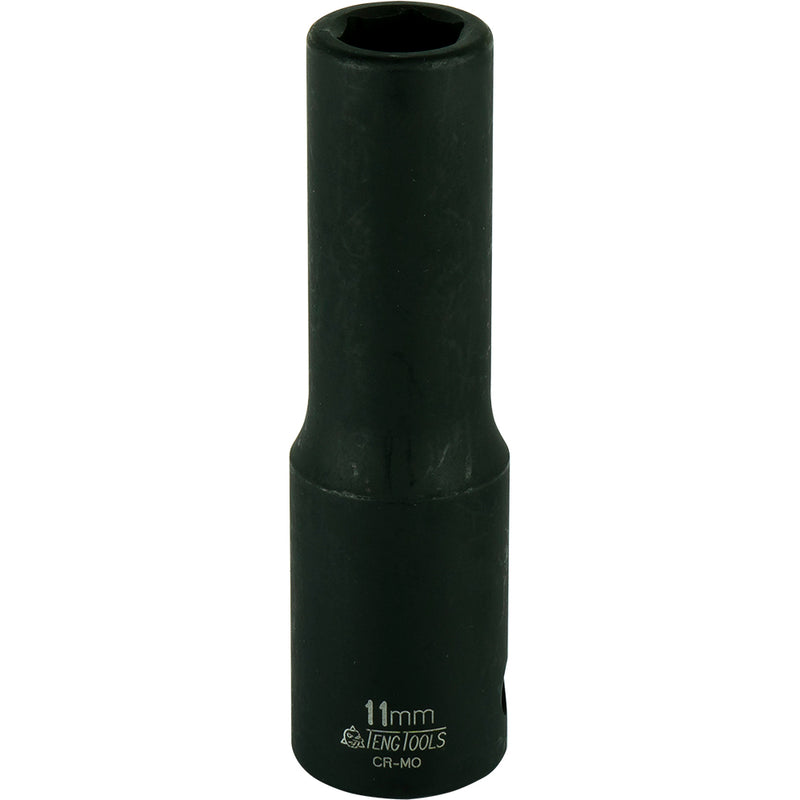 Teng 1/2in Dr. Deep Impact Socket 11mm Ansi