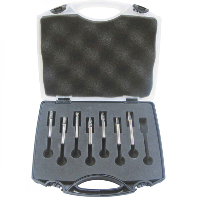 Unikut 7Pc Carbide Burr Set-1/4in Head Dia. Dc