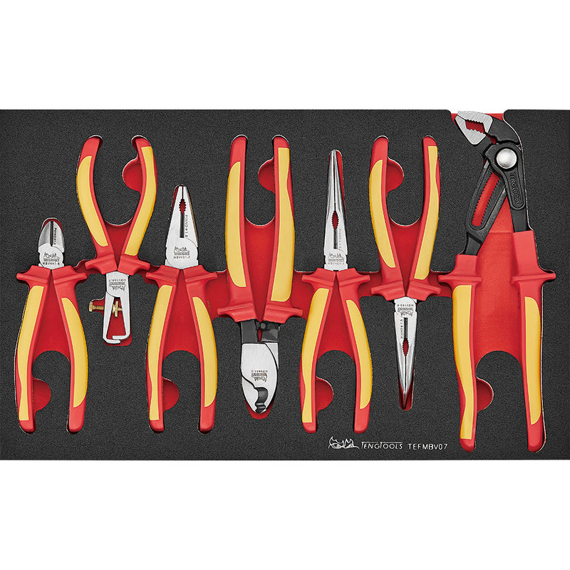 Teng 7Pc Insulated Plier Set Eva3