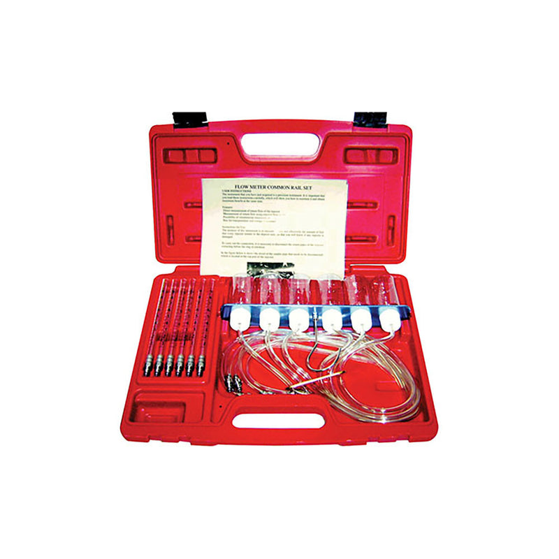 T&E Tools Flow Meter Common Rail Diagnostic Set