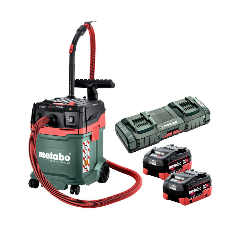 METABO 36V L CLASS 30L CORDLESS VACUUM KIT