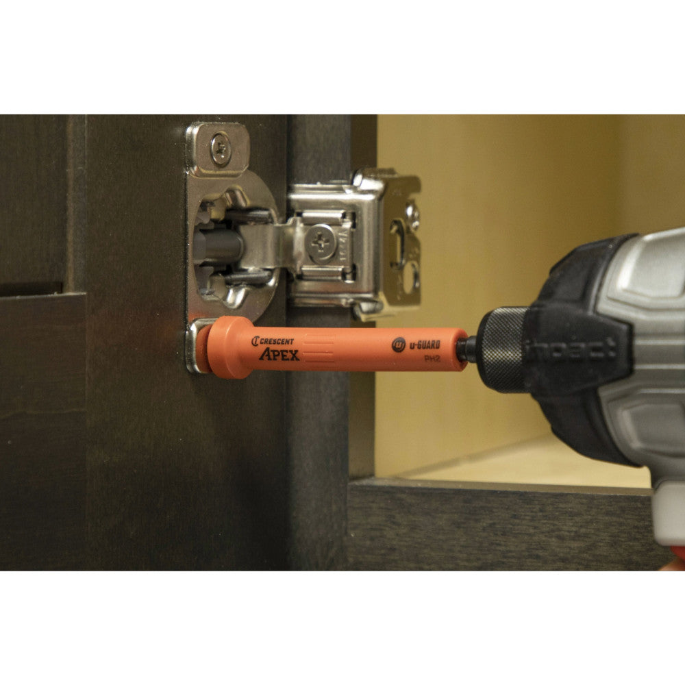 Crescent 2Pc 3-1/2in. Phillips® U-GUARD™ Covered Impact Power Bit W Ring Magnet