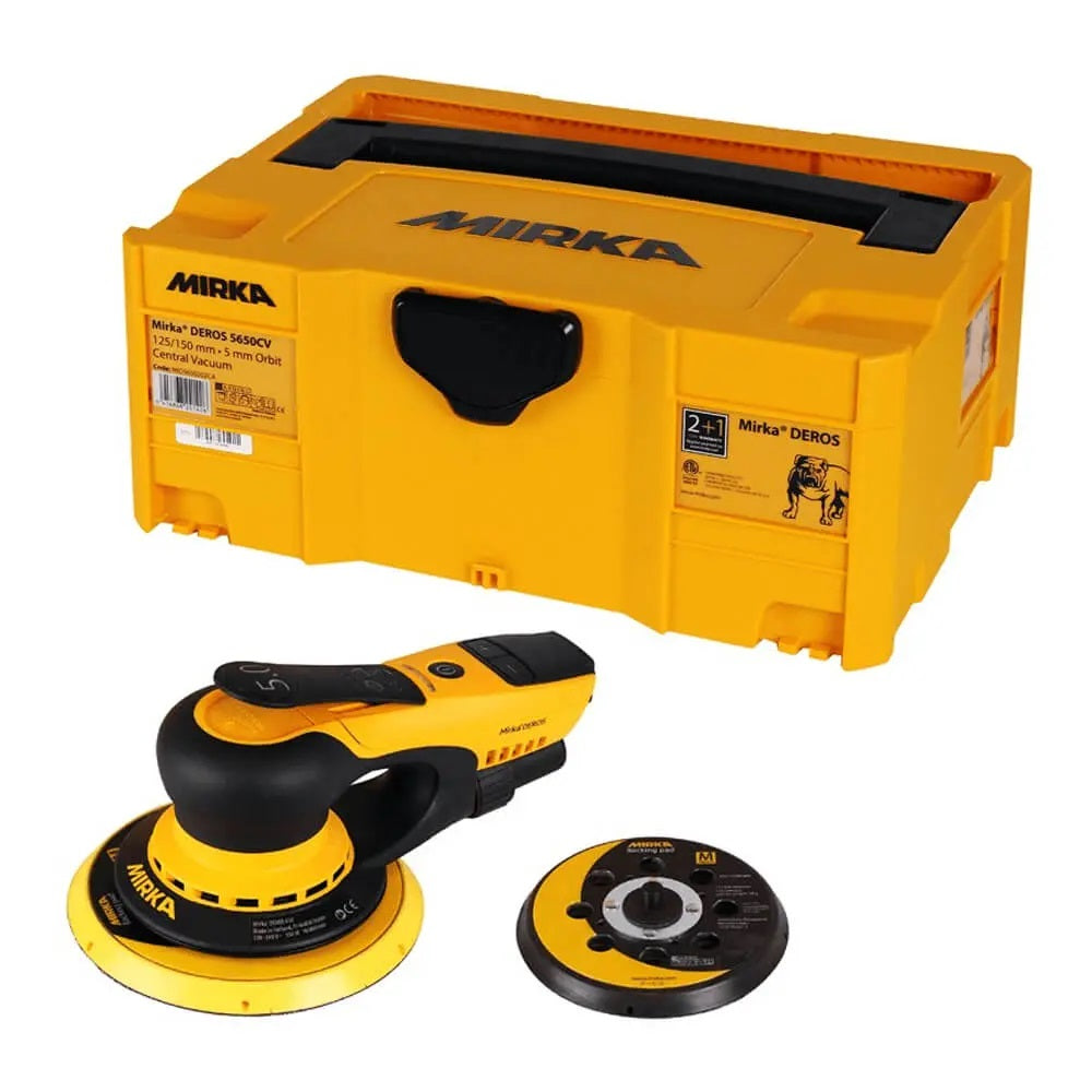 Mirka DEROS Premium Kit With Case & 125mm Backing Pad