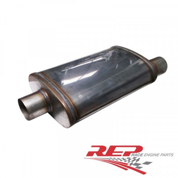 REP Stainless Muffler 2-1/2 Inch Multi Direction