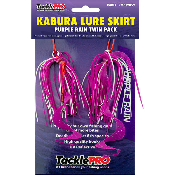Tacklepro Kabura Lure Skirt - Purple Rain (Twin Pa