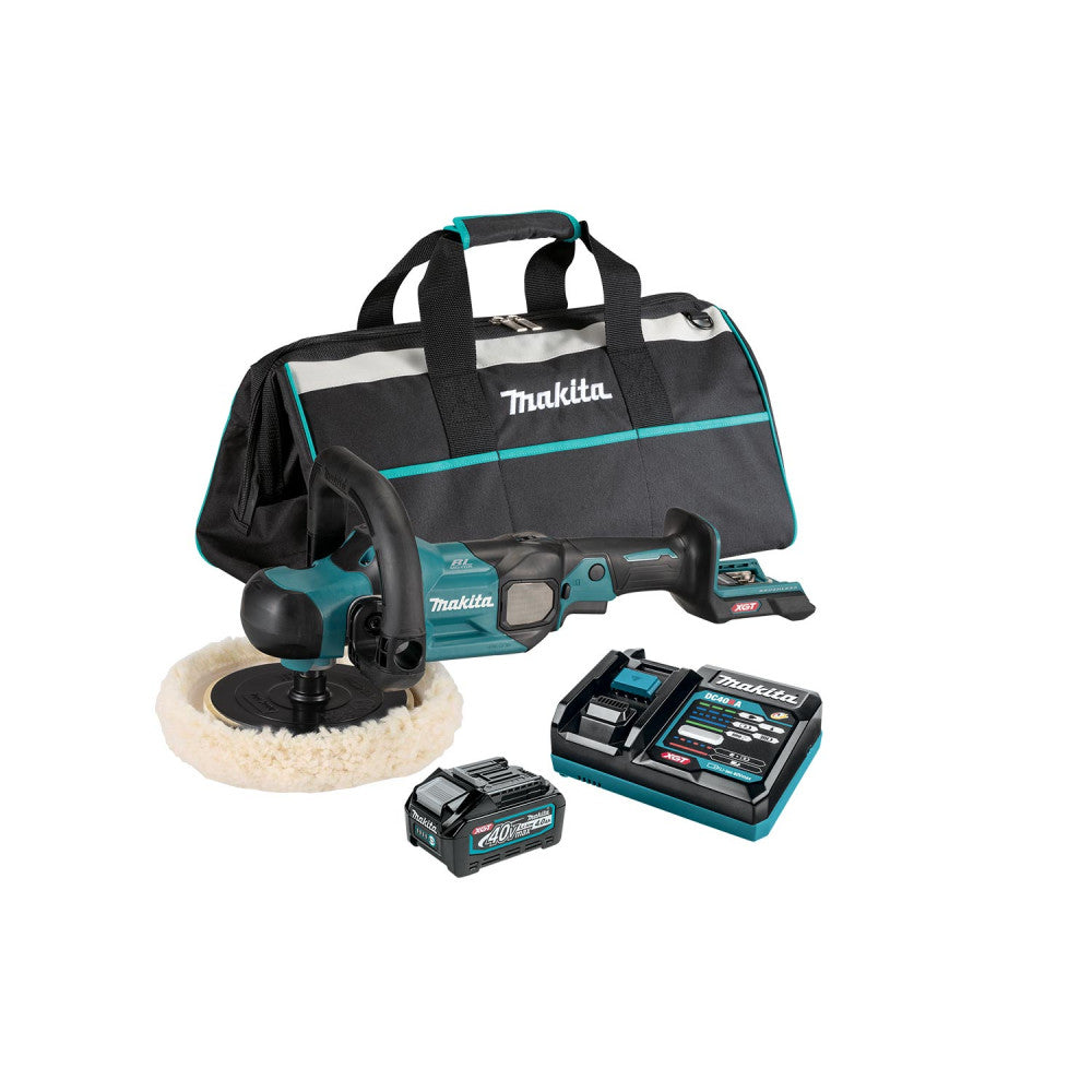 Makita 40Vmax XGT Brushless 180mm (7") Polisher - Kit