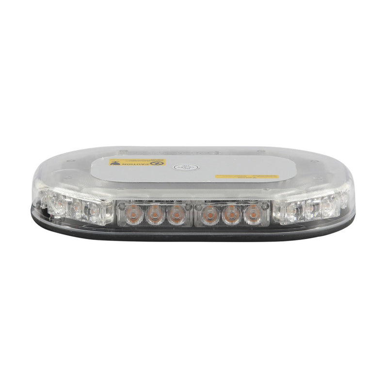 High Performance LED Mini Lightbar, Amber, 2-bolt Permanent Mount