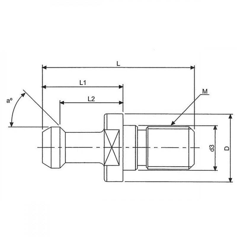 Pull Stud M16 x L60