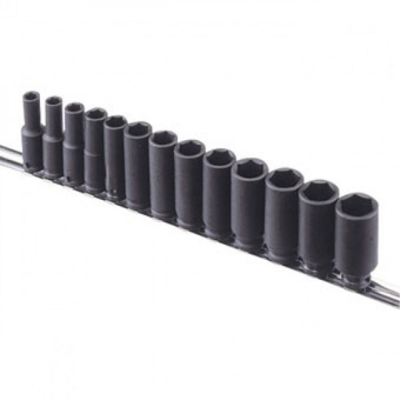 Genius 13Pc 3/8" Drive SAE Deep Impact Socket Set