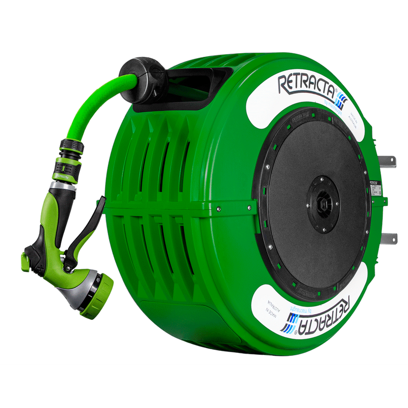 Retracta R3 18m x 1/2" Garden Hose Reel - Green Case