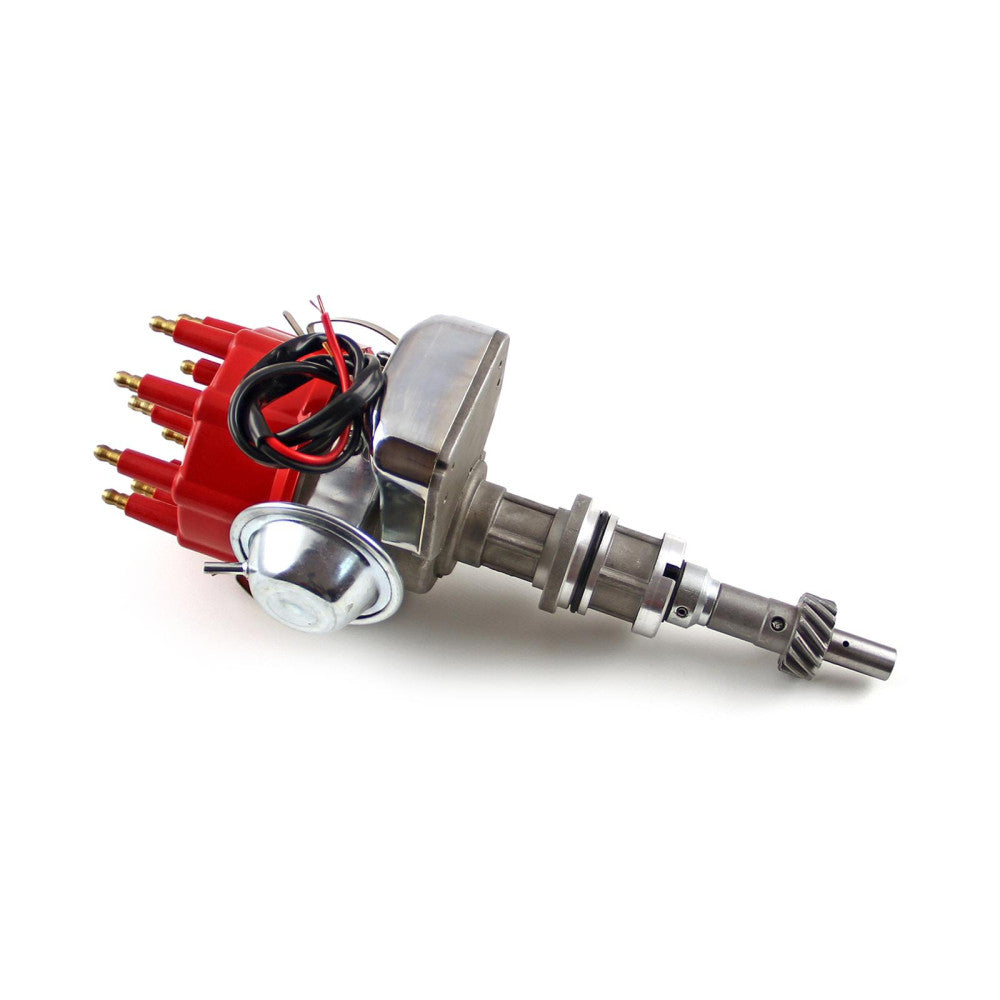 AFTERBURNER Distributor 351W Vacuum Advance Red Cap#1256V