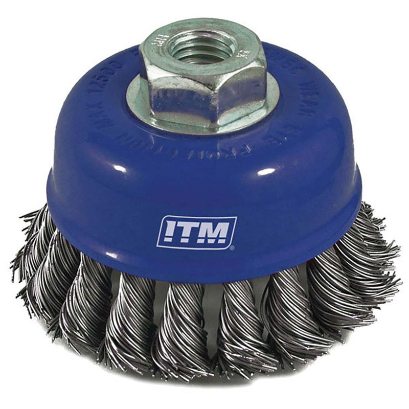 Itm Twist Knot Cup Brush Steel 50mm