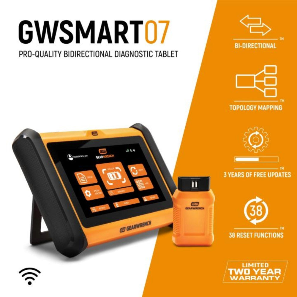 GEARWRENCH 7" Wireless Bi-Directional Diagnostic Tablet