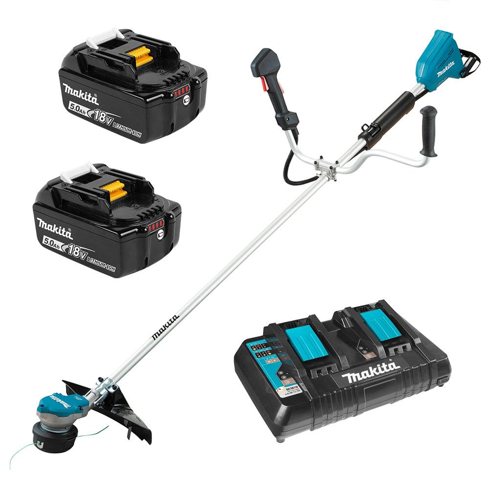 Makita 18Vx2  B/less Bike Handle Grass Trimmer