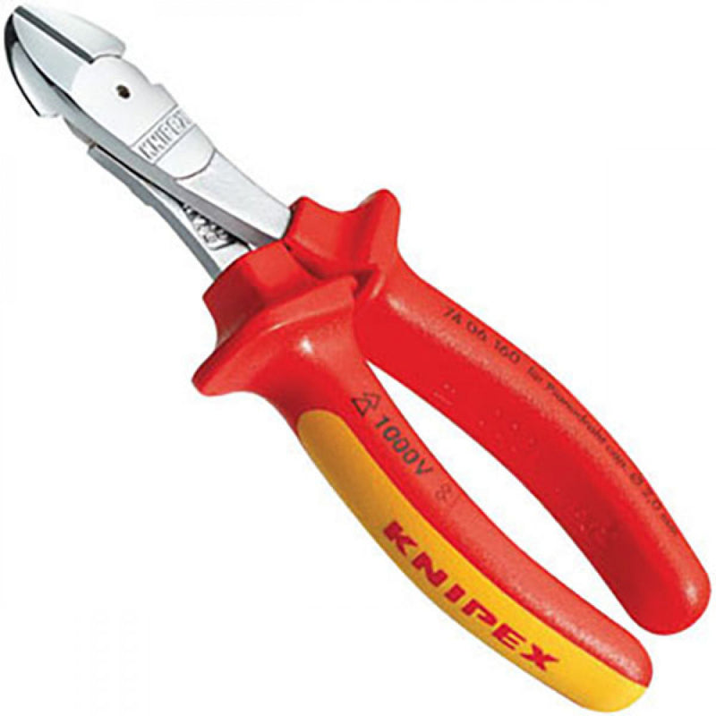 Knipex 200mm VDE Diagonal Cutters