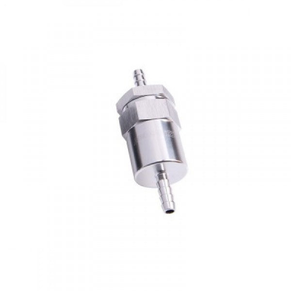 Fuel Filter 3/8 Barb 30 Micron Silver