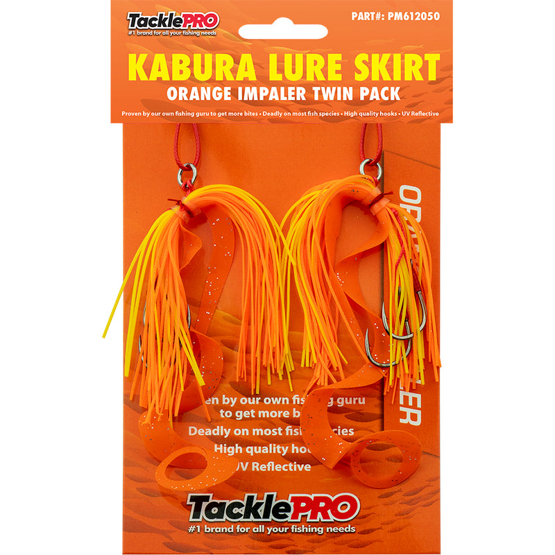Tacklepro Kabura Lure Skirt - Orange Impaler (Twin