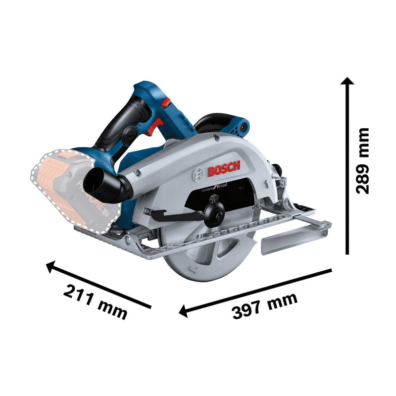 Bosch Cordless Circular Saw GKS 18V-68