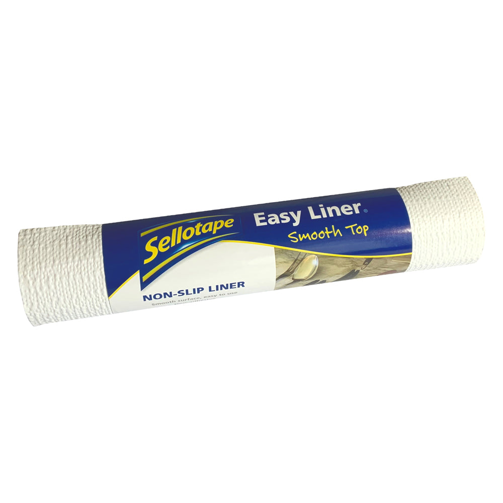 Sellotape Easy Liner Smooth Top White 304mm x 3040mm Pk 6