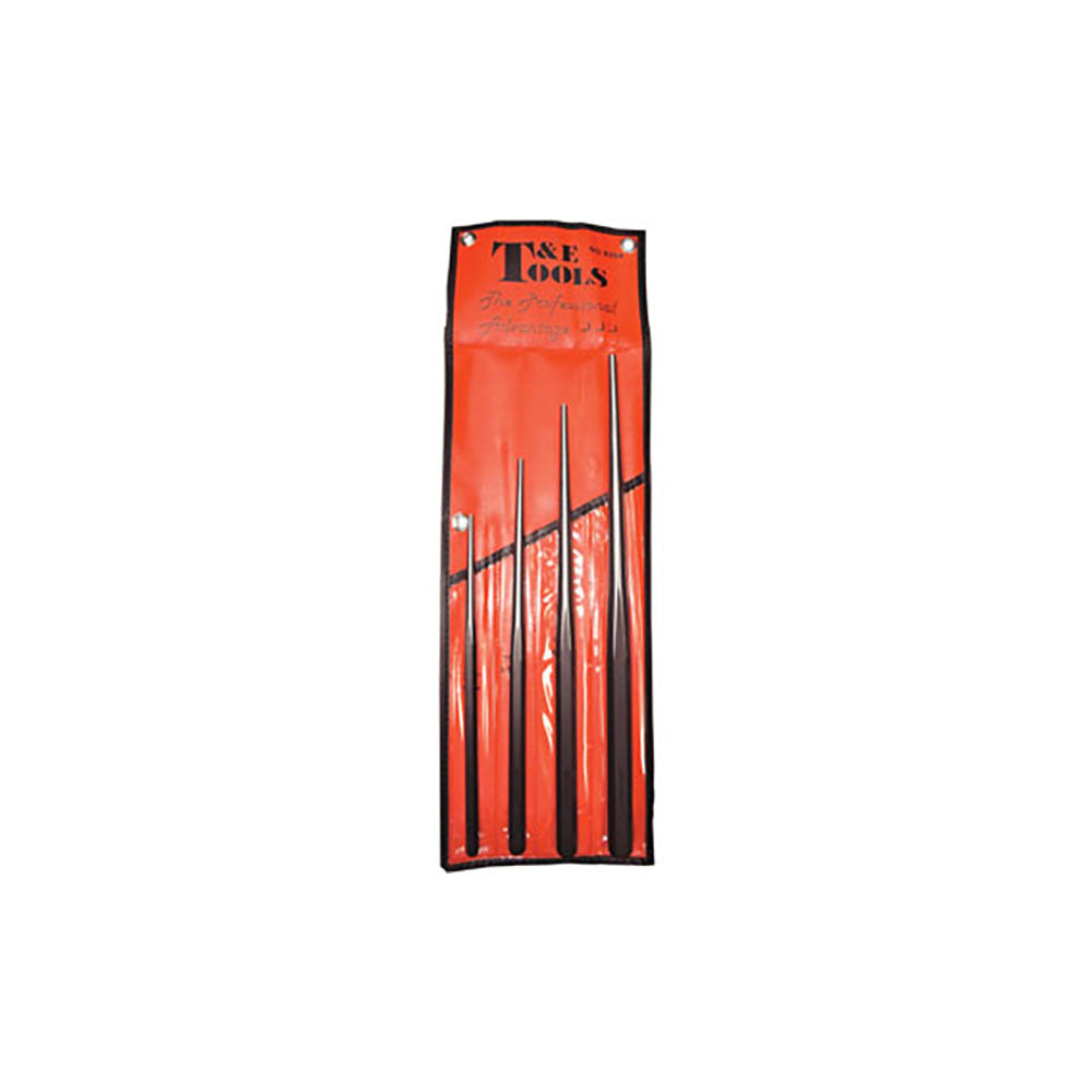 T&E Tools 4 Piece Taper Punch Set