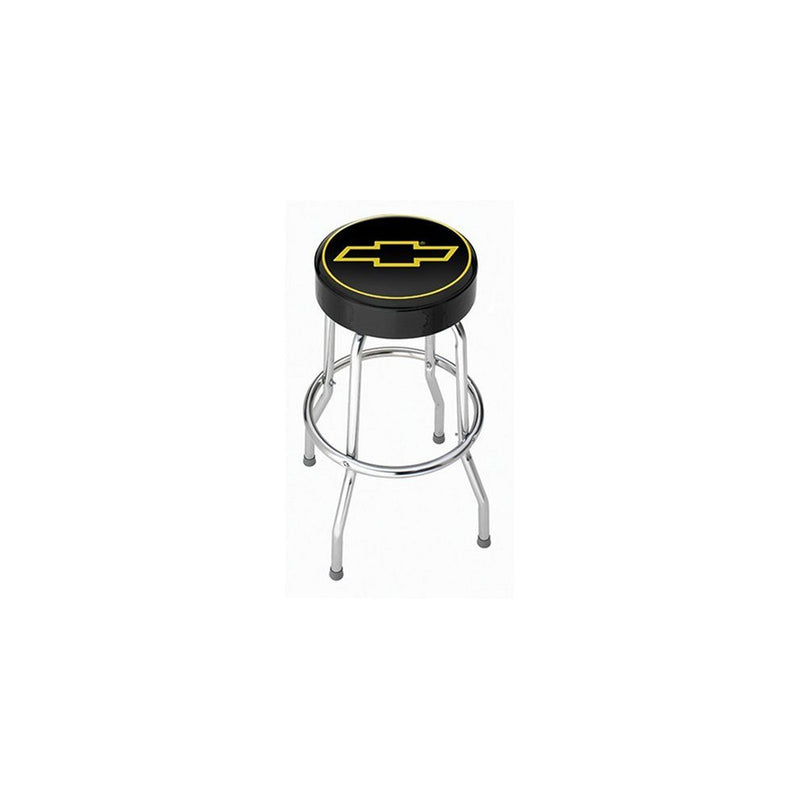 Plasticolor Chevy Gold Bowtie Garage Stool