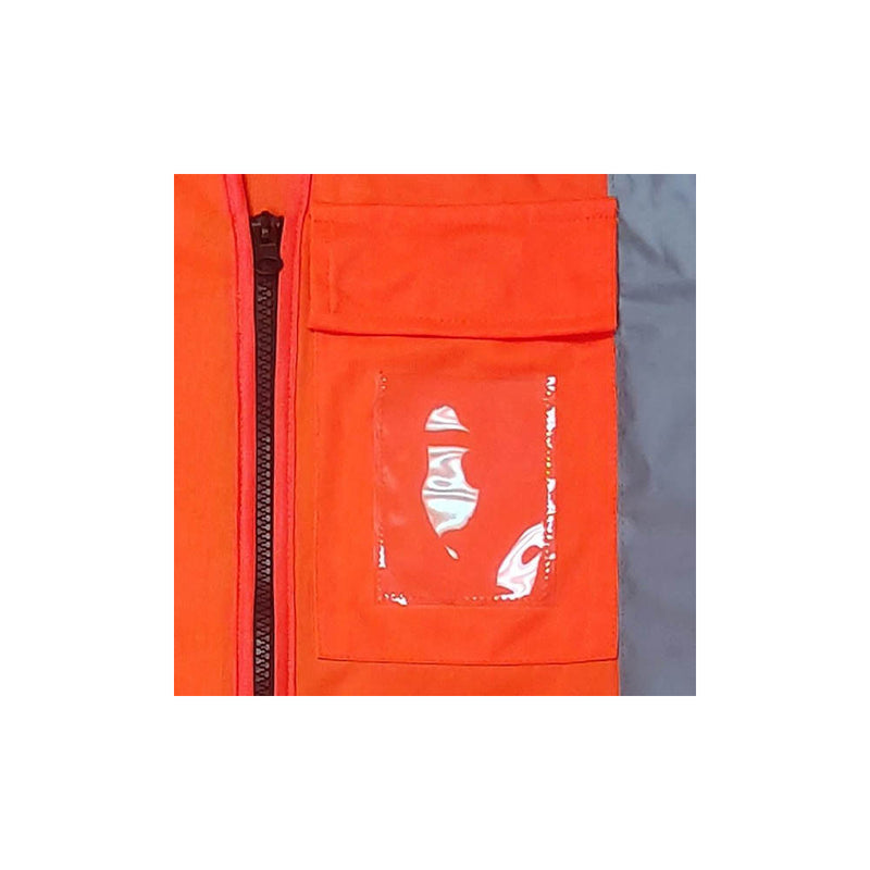 Orange HiViz X-Back Vest Transit SML