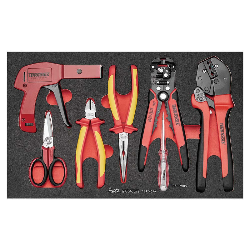 Teng 7pc Electrician Tool Set