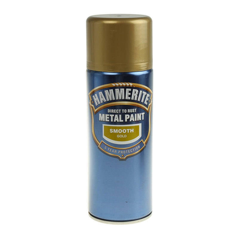 Hammerite Smooth Gold 400ml Aerosol