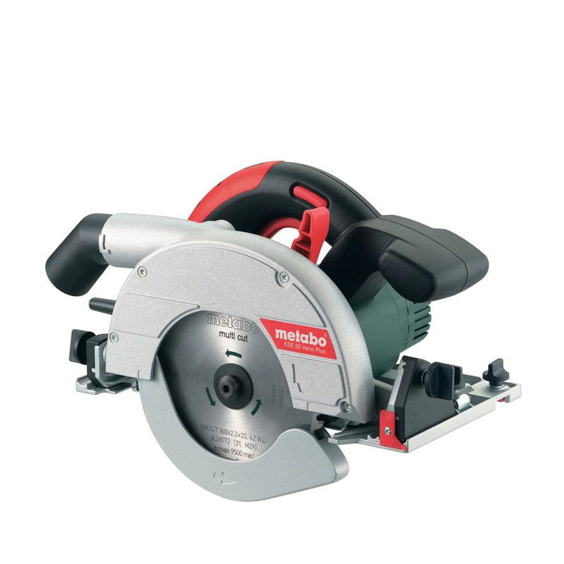 Metabo Plunge Cut Circular Saw 1200W 160mm x 20mm TCT Blade - KSE55VARIOPLUS