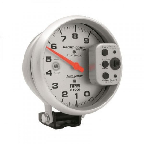 Autometer Sport-Comp Silver Tacho 9000 Rpm
