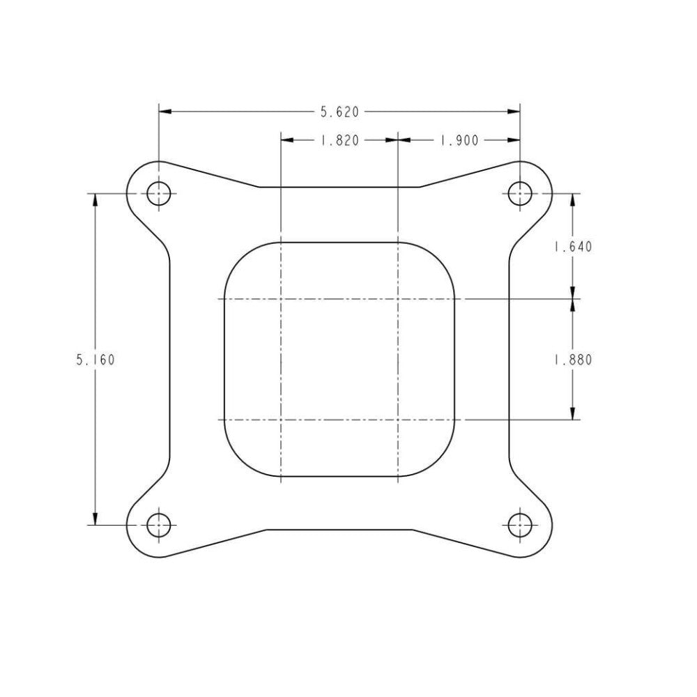Holley Carburetor 465CFM - Vacuum Secondaries - Dichromate #1848-2