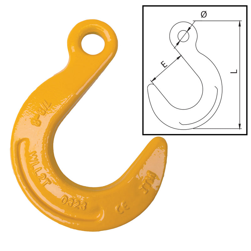 ITM G80 Eye Foundry Hook-20mm Chain