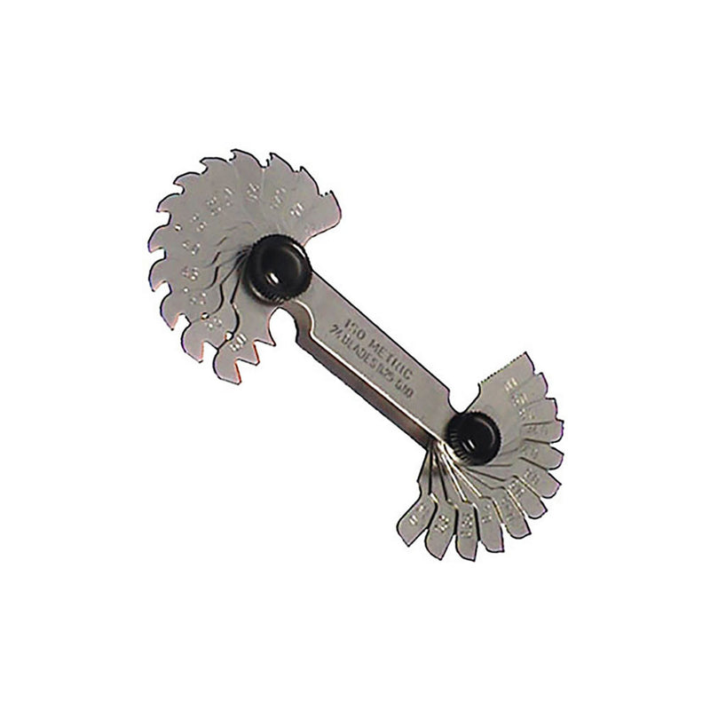 T&E Metric Screw Pitch Gauge (60° Thread)