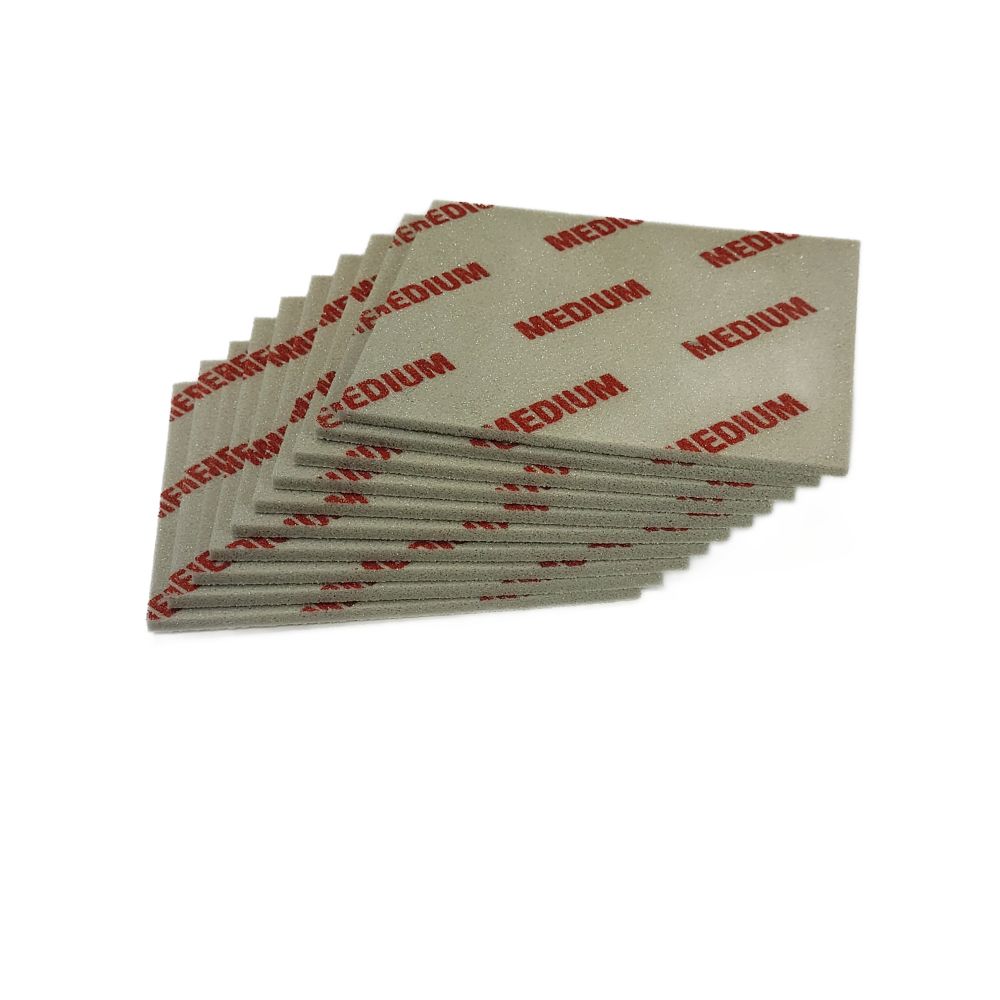 Abrasive Foam Sanding Pads Medium Grit  (Pack Of 10)