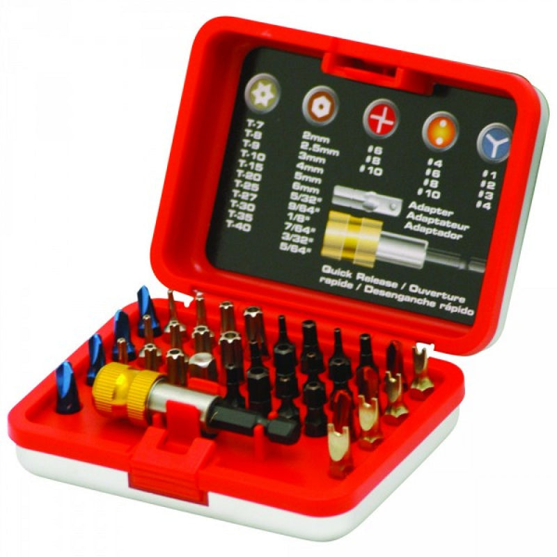 Powerbuilt 36Pc Tamper Proof Bit Set