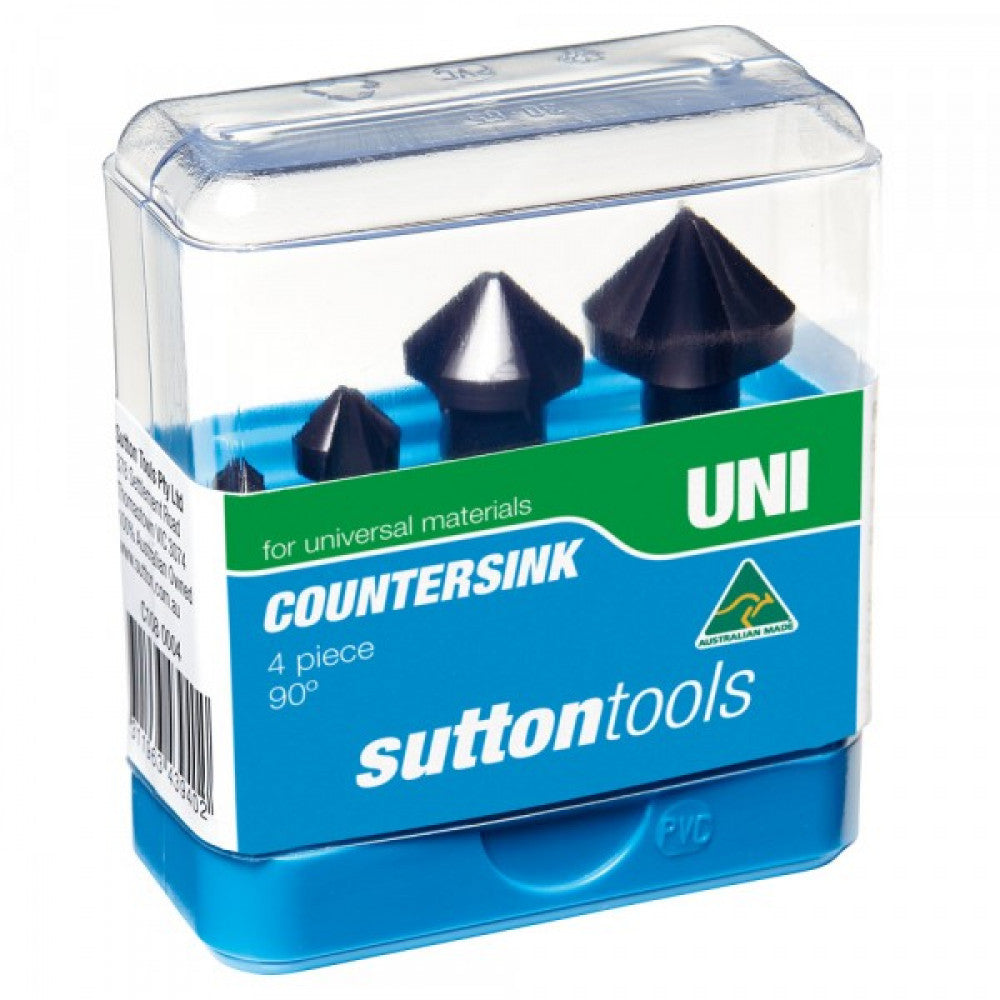 6.3-20.5mm 90 Degree 3 Flute TiAlN Countersink Set