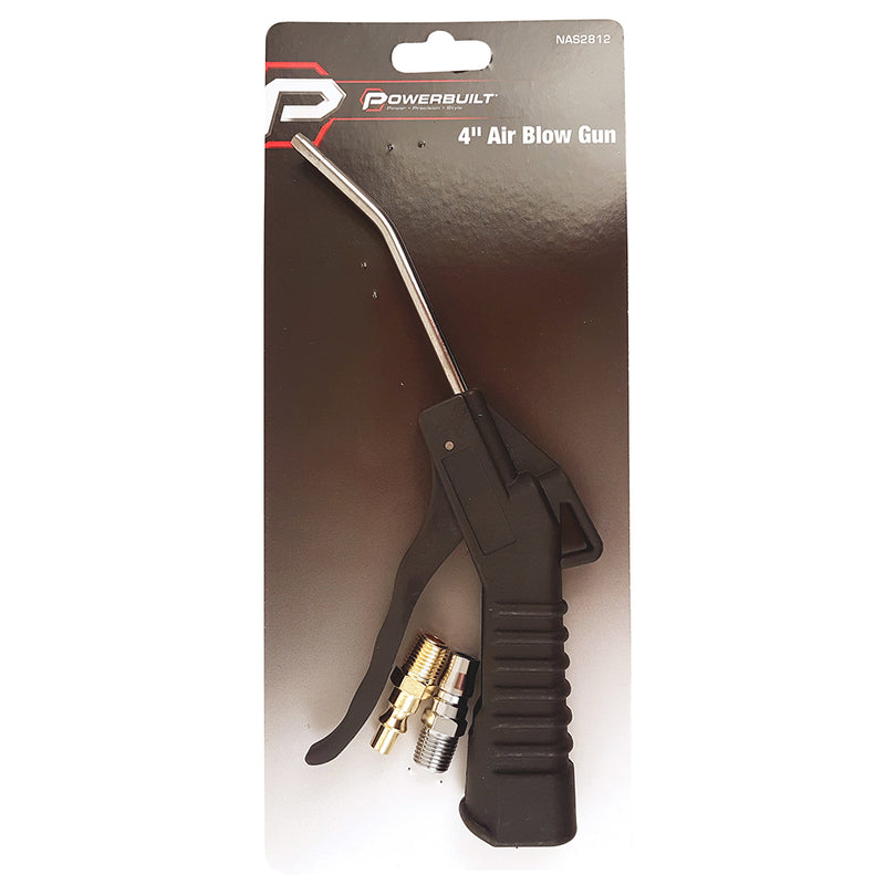 Powerbuilt 100mm Air Blow Gun With Aro Fitting