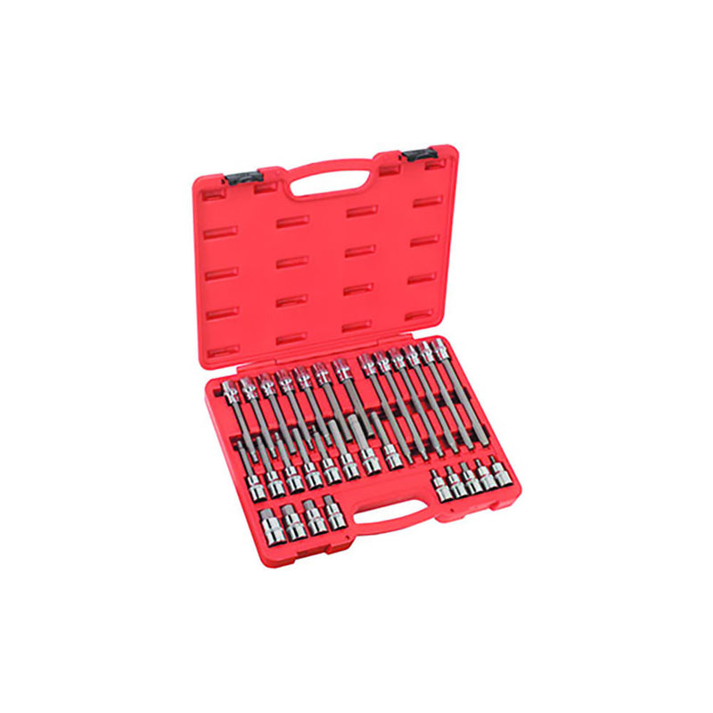 T&E Tools Socket Set 1/2" DR Hexagon