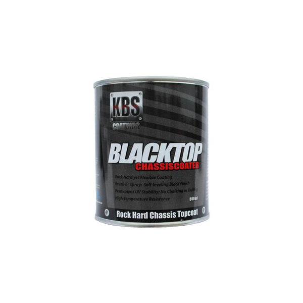Kbs Blacktop Permanent Uv Top Coat Satin Black 500Ml