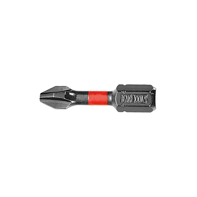 Teng 1Pc 1/4in Gr2 Impact Screwdriver Bit 30mm