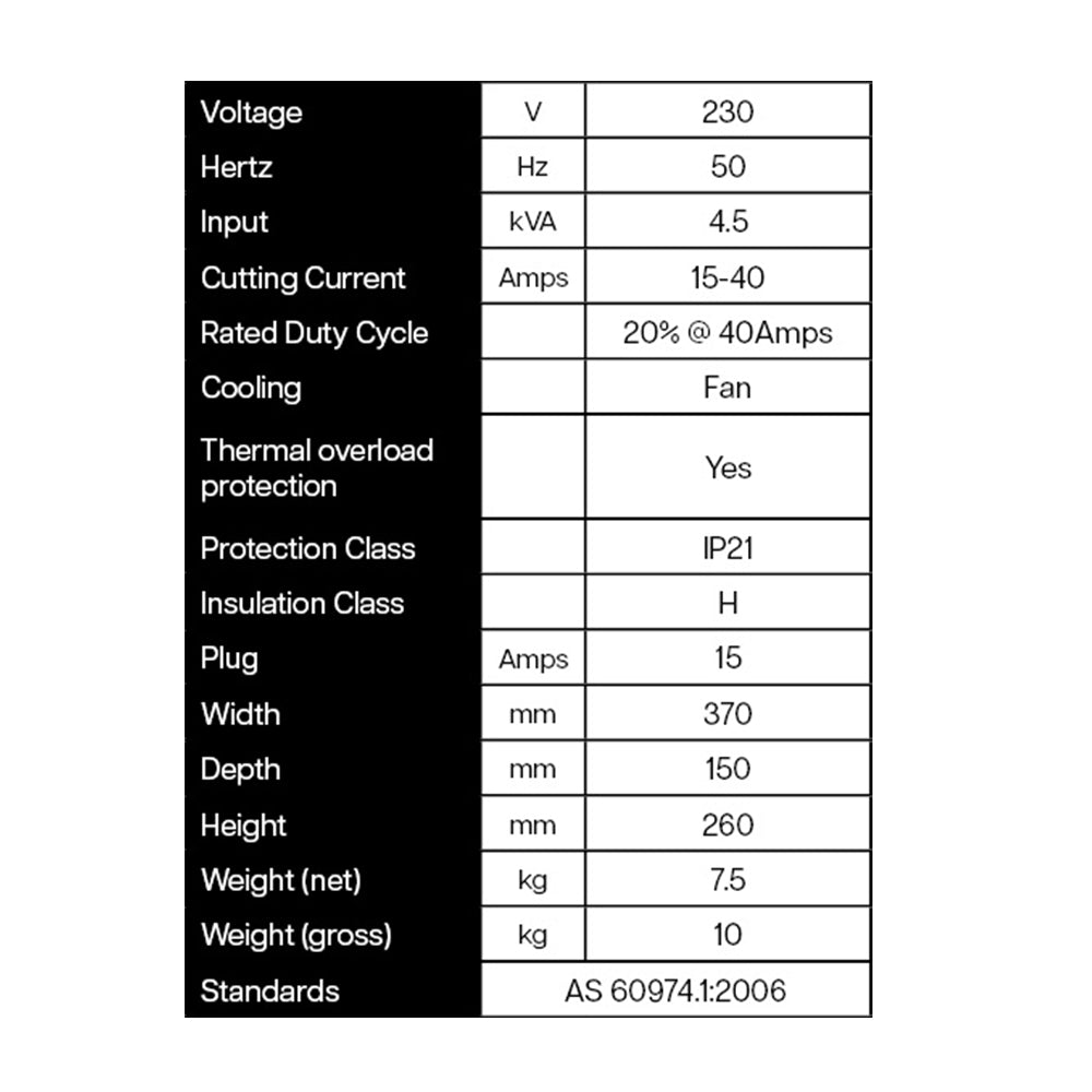 Weldco 40AMP Plasma Cutter Machine