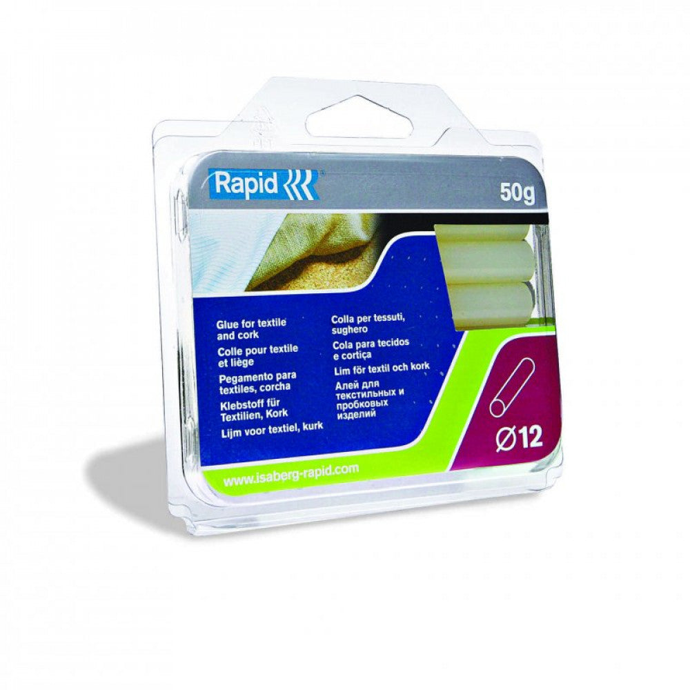 Rapid Glue Sticks Textile/Cork 12mm 50g