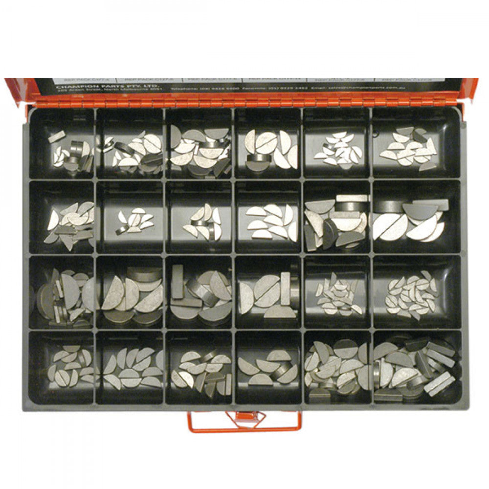 Champion Master Kit 341Pc Woodruff Keys Metric & I