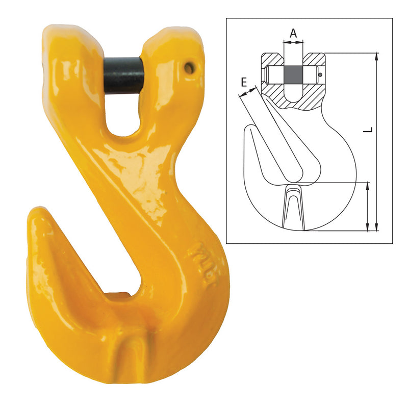 ITM G80 Clevis Shortening Grab Hook-10mm Chain