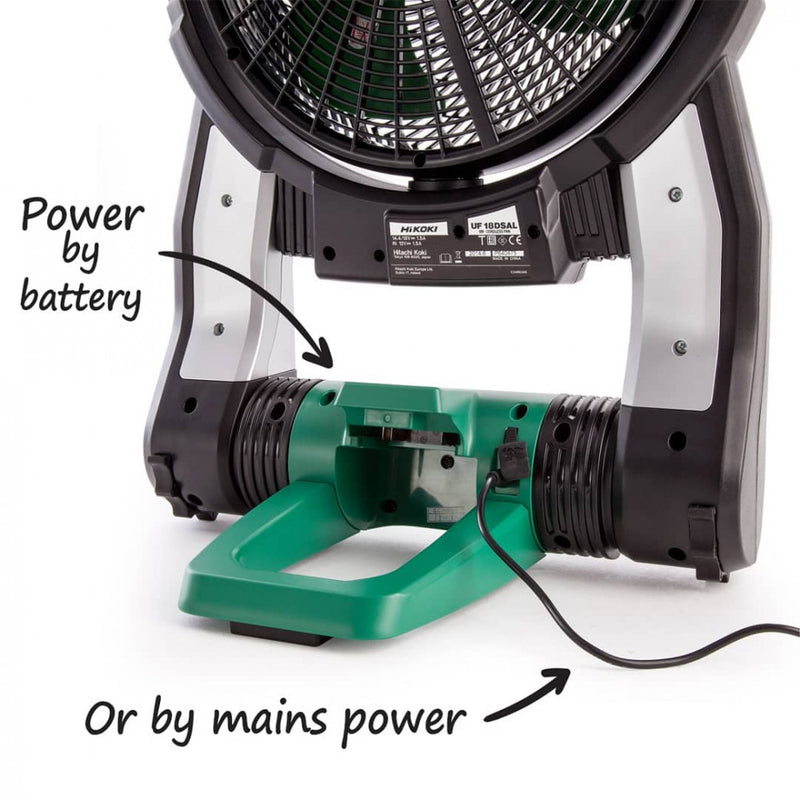 HiKOKI 18V Oscillating Workshop Fan BARE TOOL