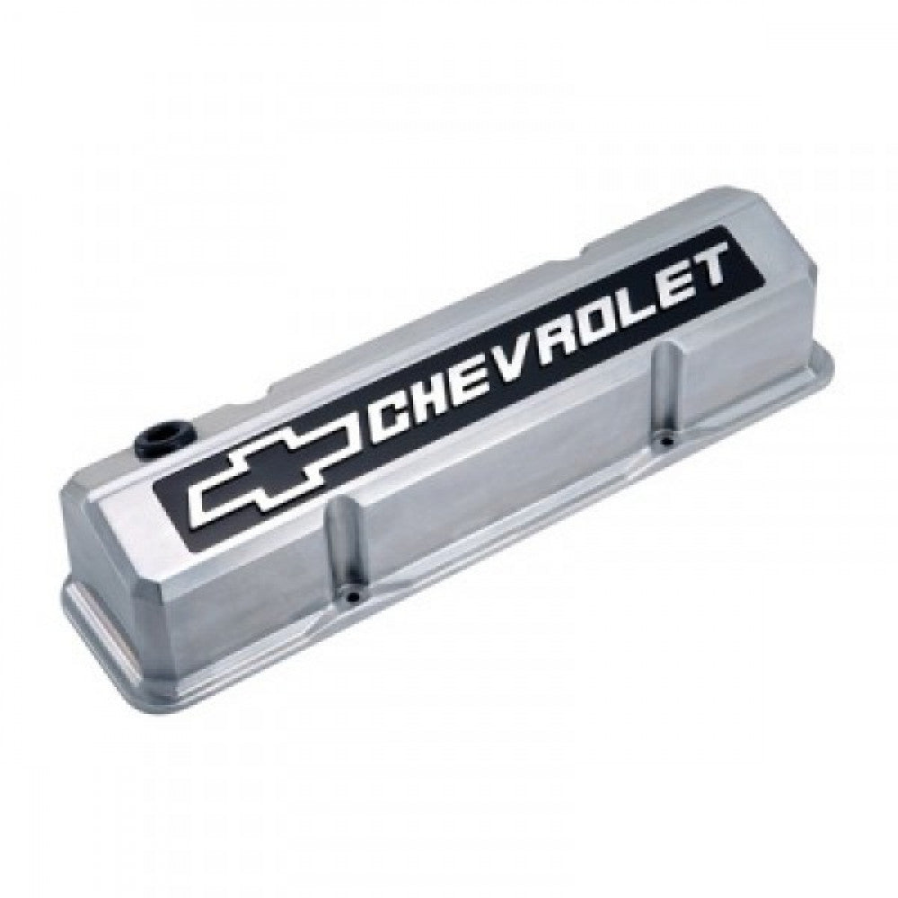 Proform Valve Covers Chev SB Polished Slant Edge Alloy Pair#141-920