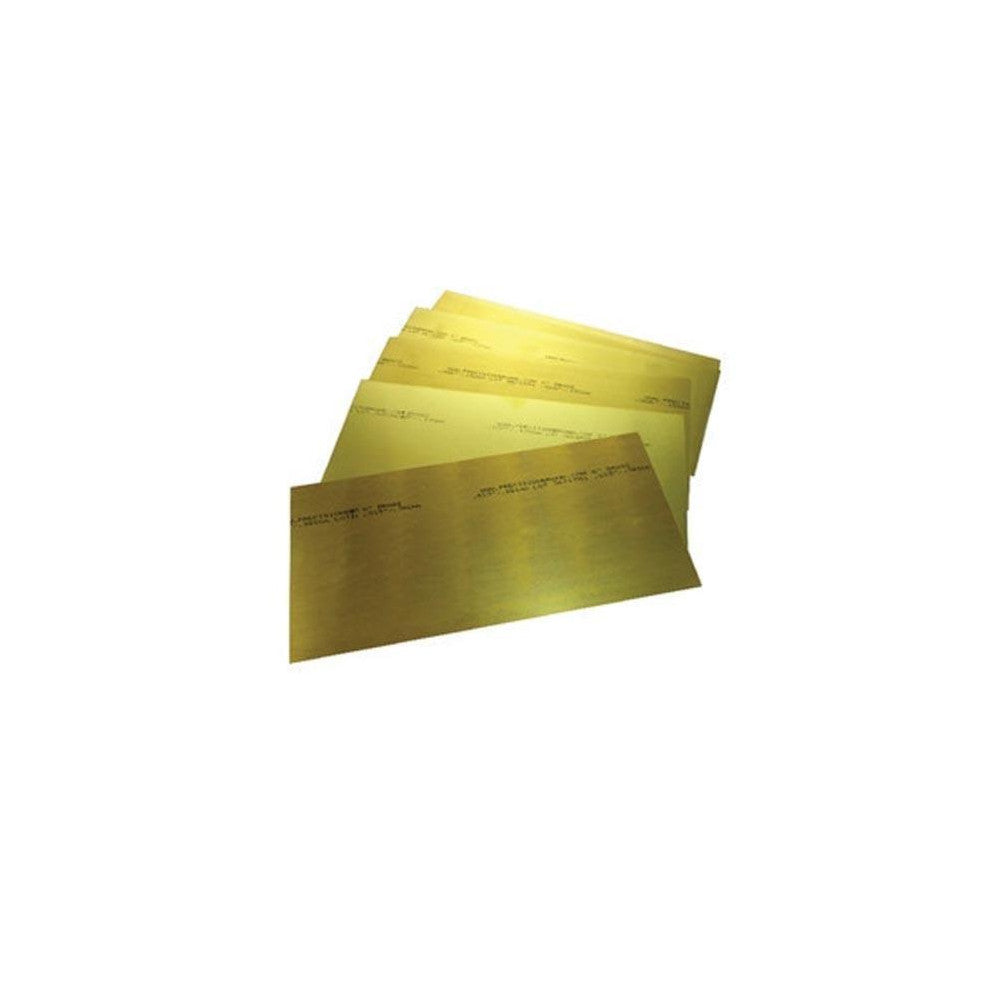Brass Shim .004" (.102mm) 6"x18" Sheet